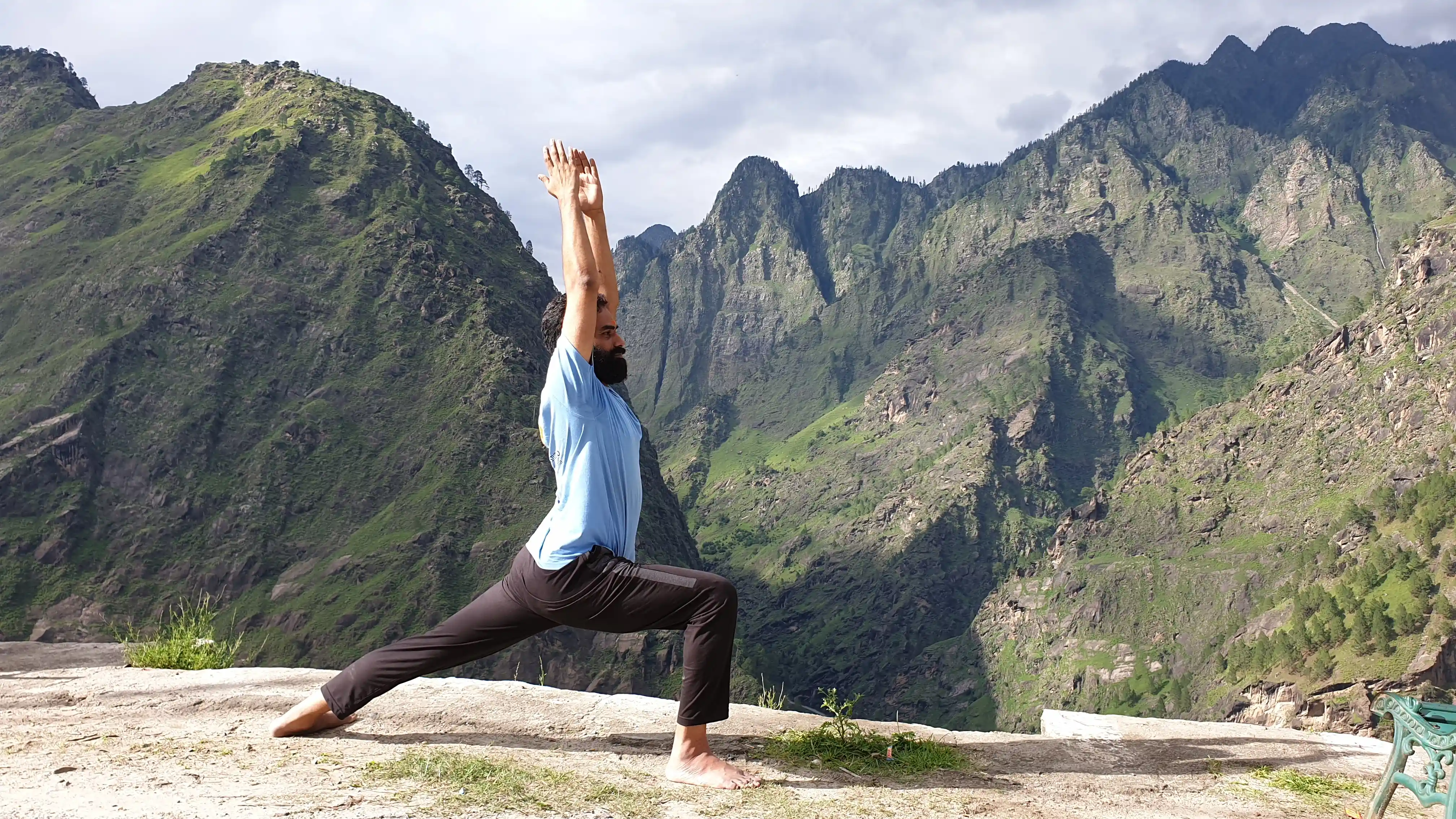 Naveen K. Kolli — Founder of Navyoga Wellness and Sri Sri Yoga certified instructor