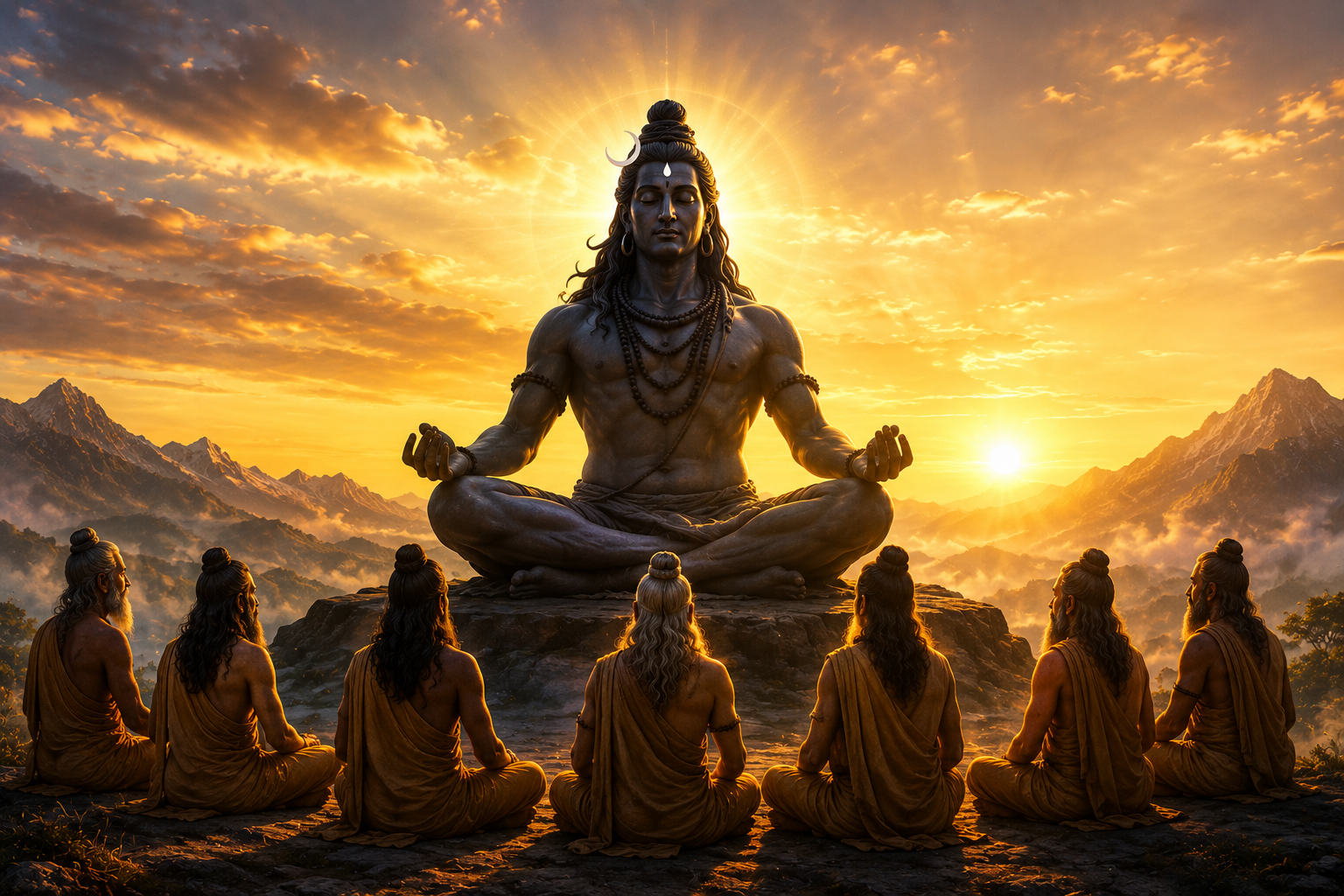 Adiyogi transmitted yoga to the Saptarishis on the day of the summer solstice.