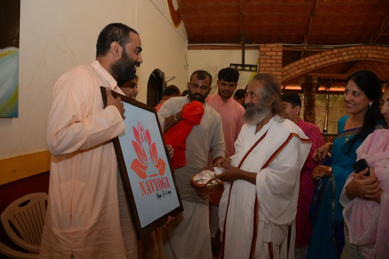 Navyoga logo inaugurated by Sri Sri Ravishankar ji